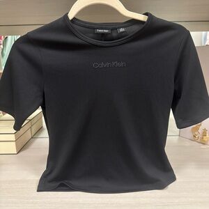 Calvin Klein Women's Black Crop Top